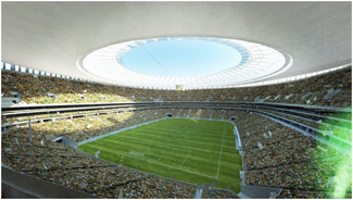 Estádio Nacional de Brasília terá cobertura de teto com tecnologia esenvolvida pela Bayer MaterialScience